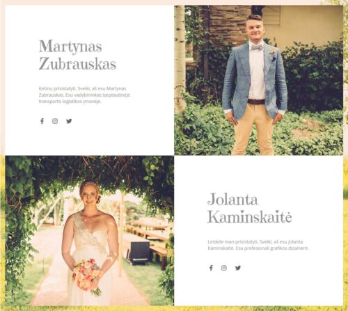 Internetinių vestuvinių kvietimų su patvirtinimu apie dalyvavimą kūrimas