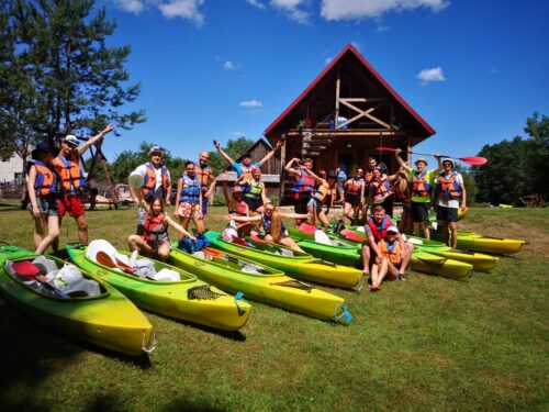 Baidarių nuoma Dzūkijoje. Sodyba kubilas pirtis